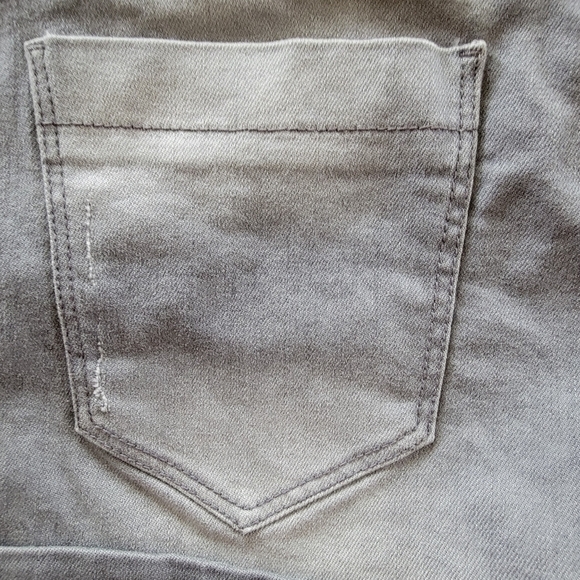 CLOCKHOUSE Grey Coastal Cowgirl Denim Jean Shorts Size L - Picture 7 of 14